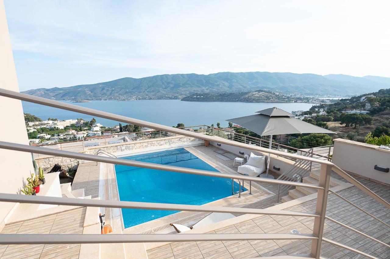 Kalavria Luxury Suites, Afroditi Suite With Magnificent Sea View And Private Swimming Pool. Poros Town Екстер'єр фото